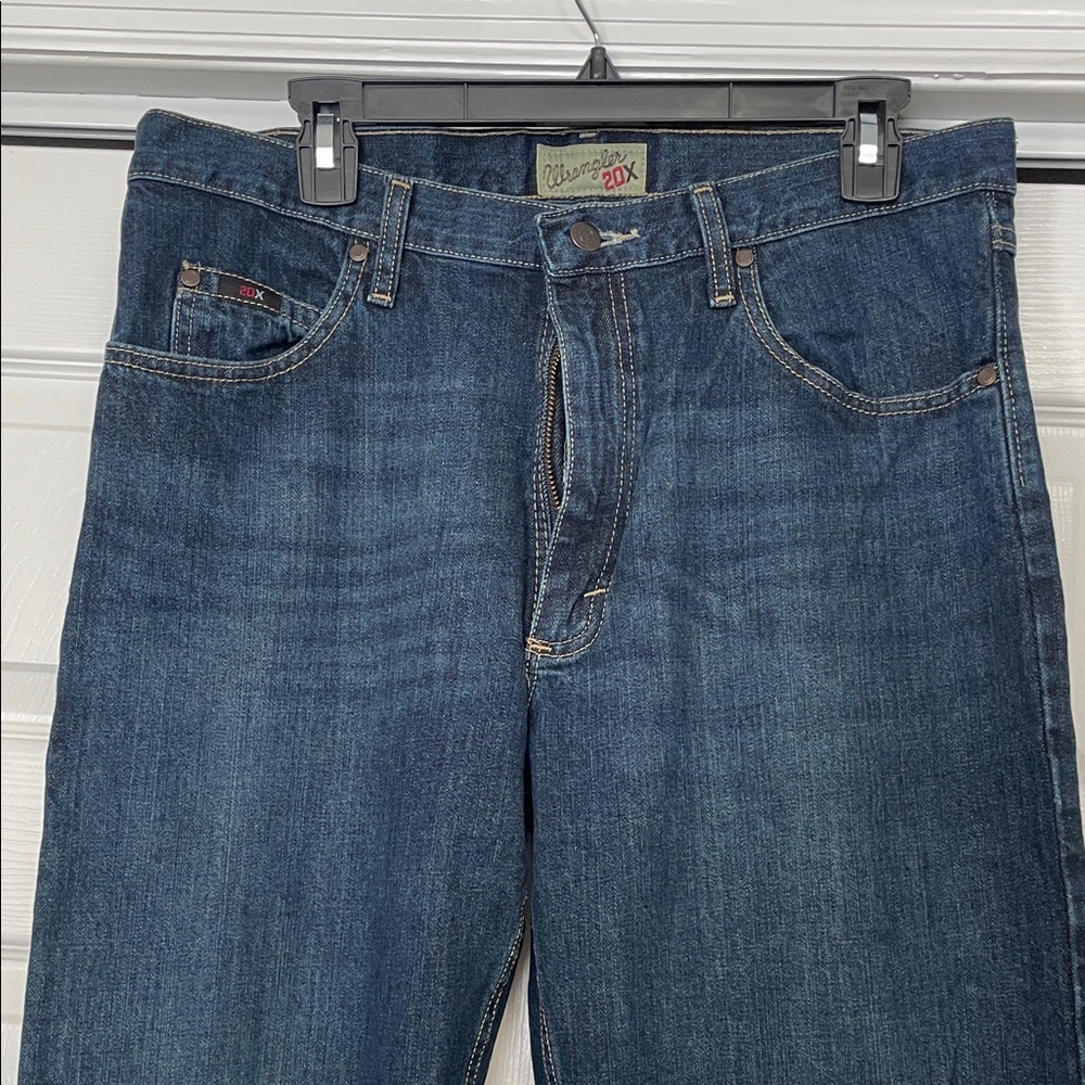 NWOT Wrangler Men's 20X Style 01 Competition Jean Blue Relaxed Fit  32 X 38